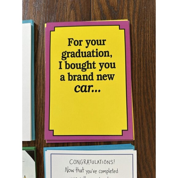 Lot Of 45 Mixed GRADUATION Greeting Cards And Envelopes 8 Designs - Picture 4 of 9
